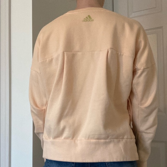 Creamsicle-colored Adidas Crewneck - Picture 2 of 5
